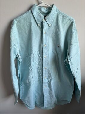 Ralph Lauren Pale Blue Button-Down Oxford Shirt